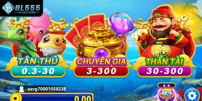 Ưu điểm nổi bật của bắn cá thần tài tại BL555