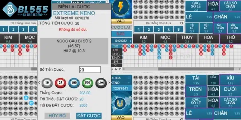 Xổ số BL555 Keno đổi đời thần tốc hàng tỷ đồng