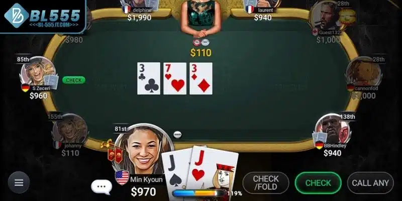 Cách chơi Poker vòng Flop cơ bản